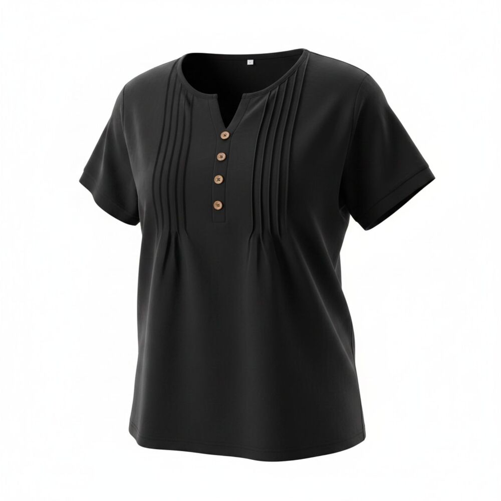 Women's Black Casual Top Size Large New In Bag L Lightweight Top